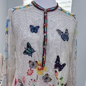 Johnny Was Kendra Silk Tunic